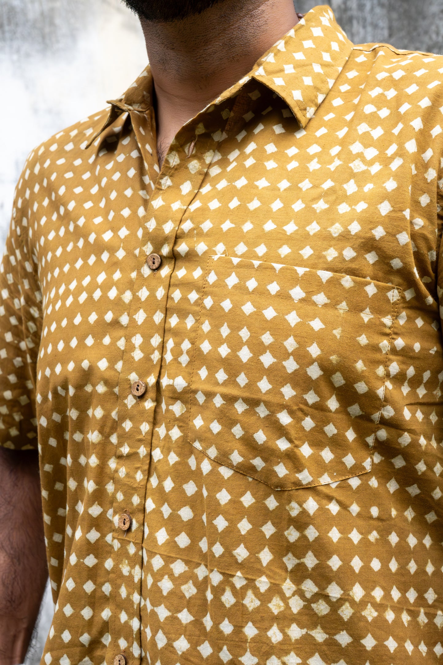 Block Printed Cotton Men Shirts