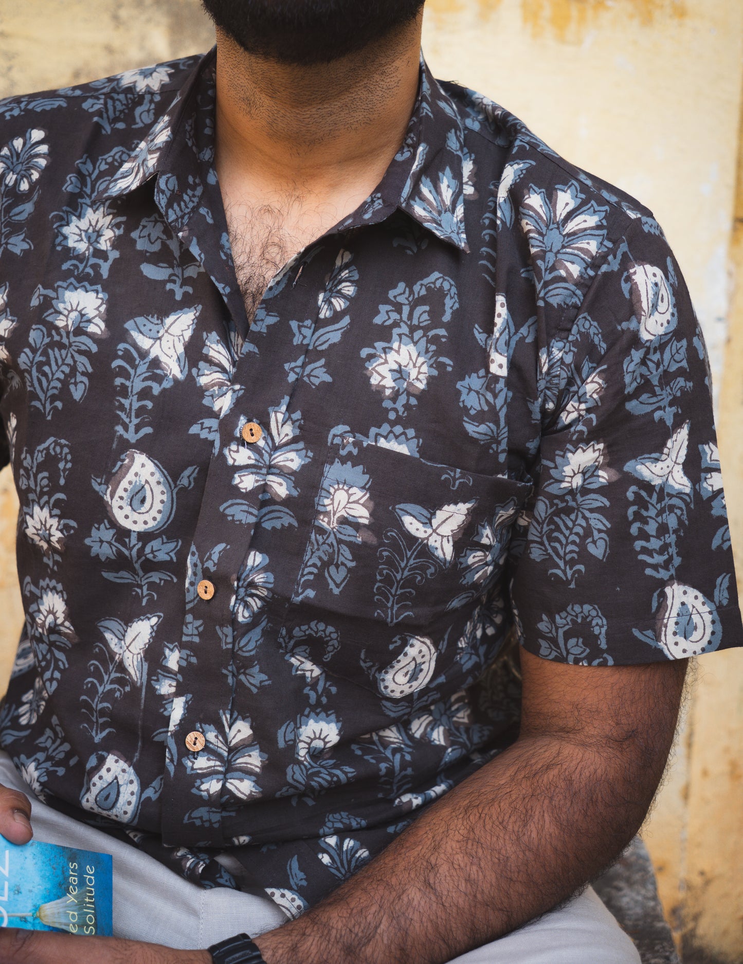 Block Printed Cotton Men Shirts