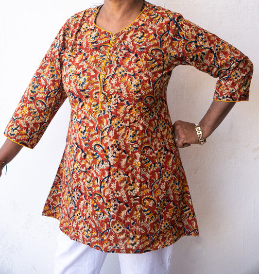 Kalamkari Short tops