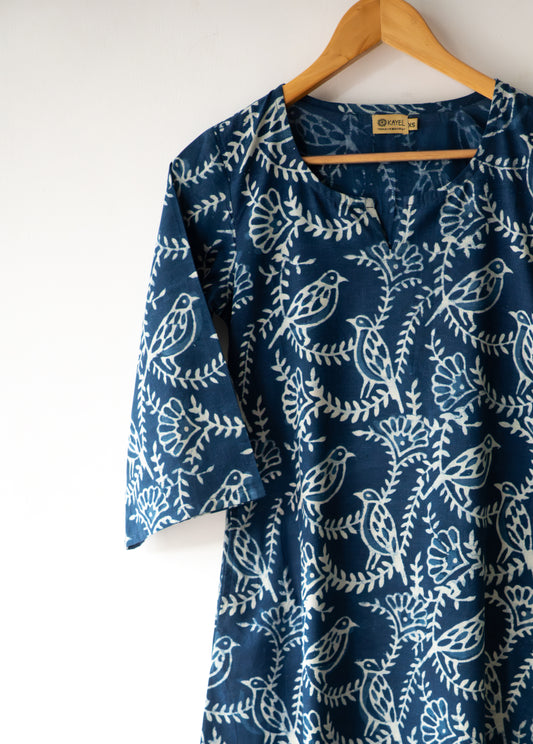 Everyday Cotton A-Line Dress | Slits & Pockets