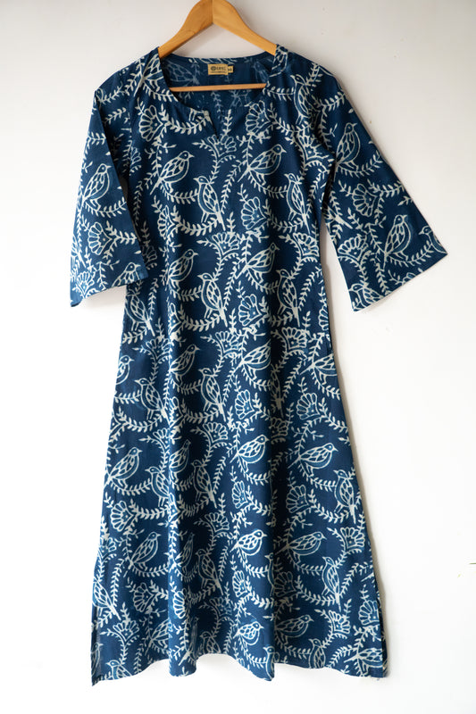 Everyday Cotton A-Line Dress | Slits & Pockets