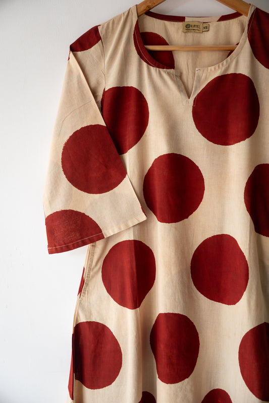 Everyday Cotton A-Line Dress | Slits & Pockets