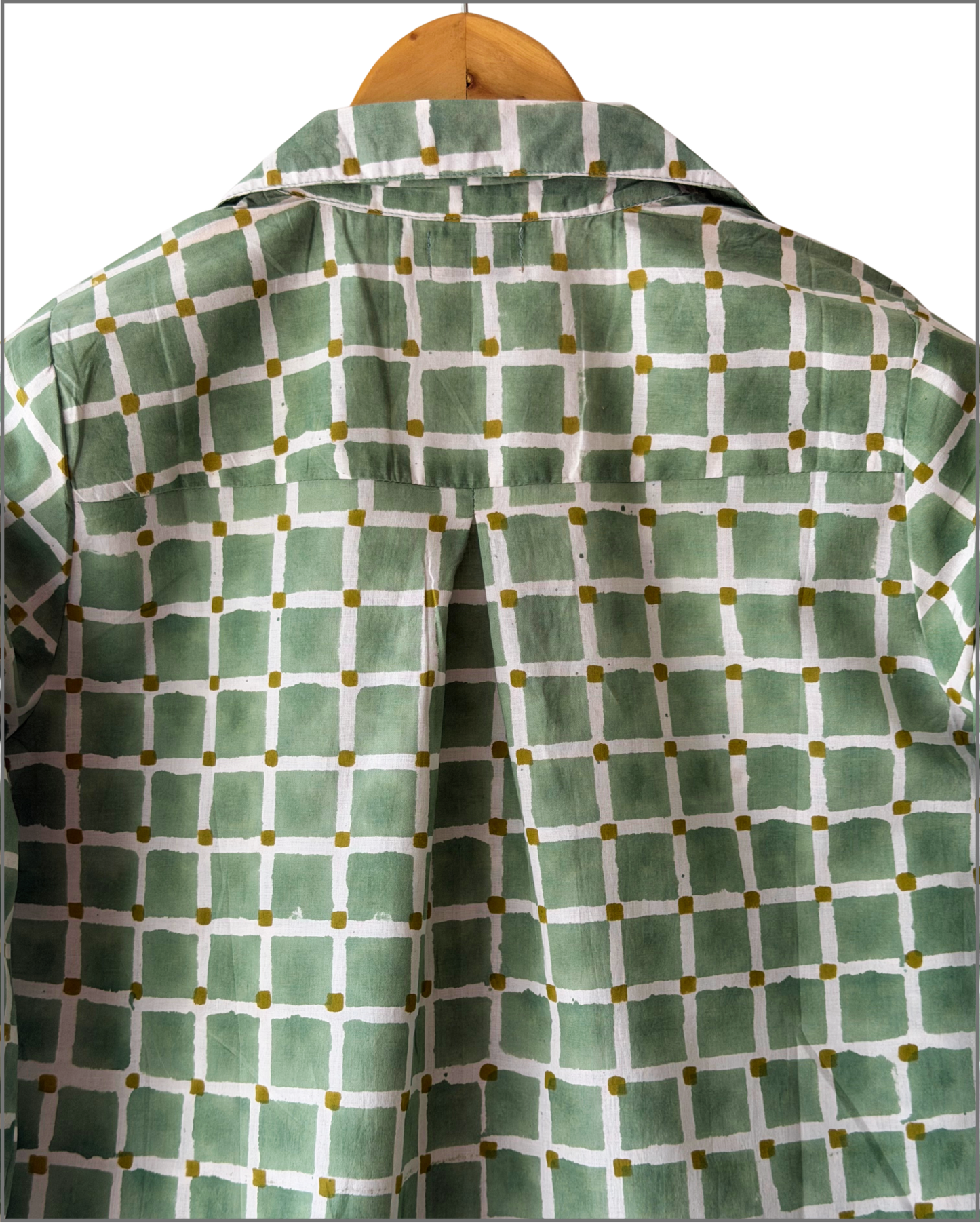 Relaxed fit cotton shirt