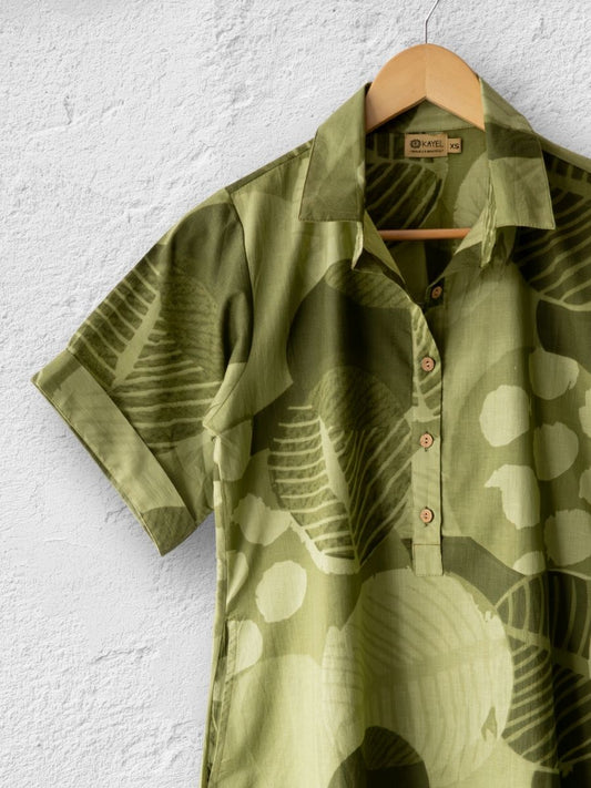 Collared Shirt Dress