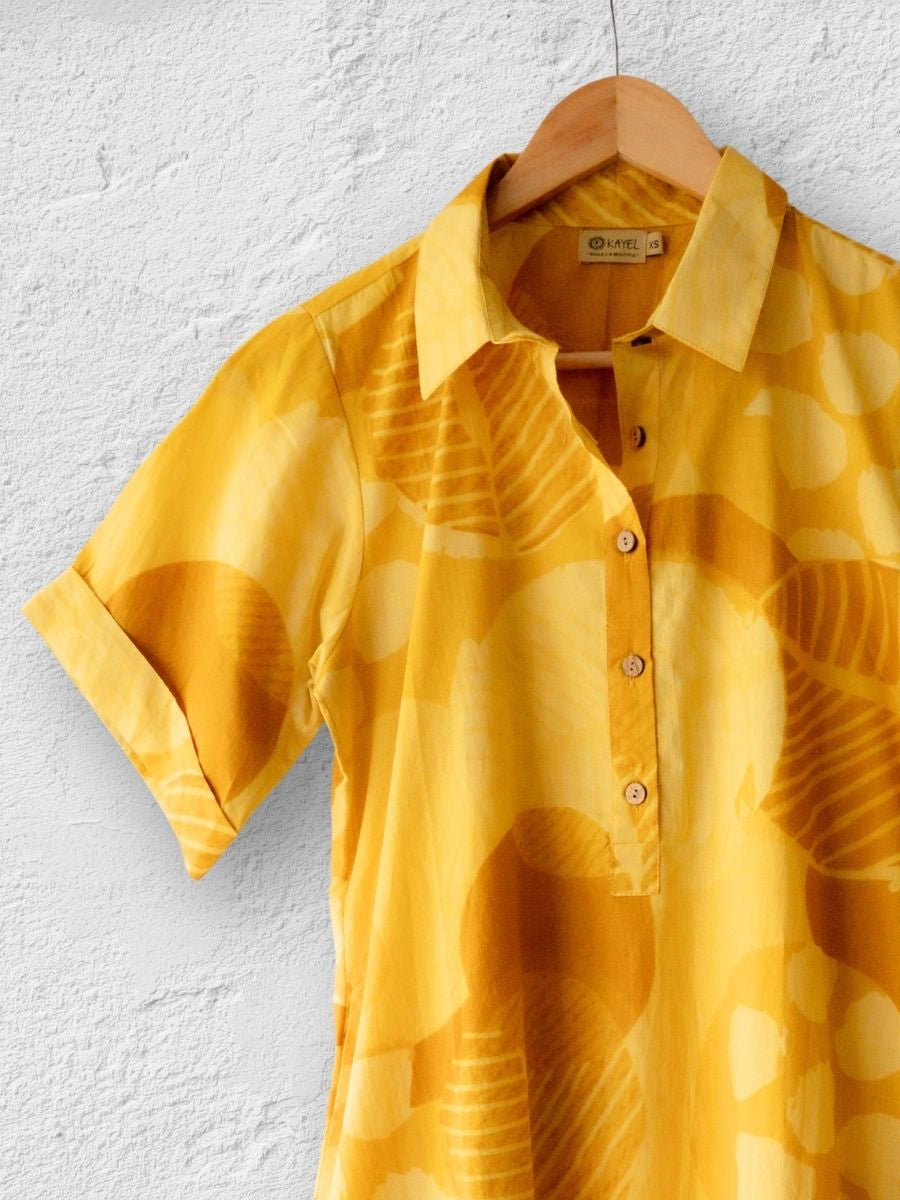 Collared Shirt Dress