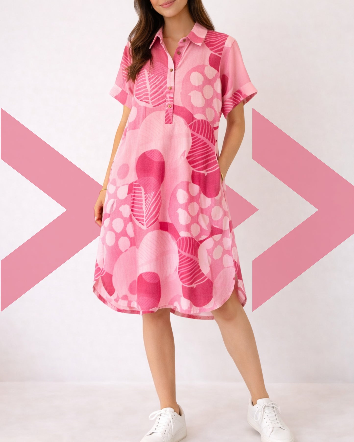 Collared Shirt Dress