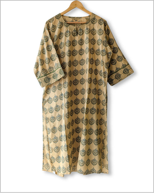 Cotton straight Kurta