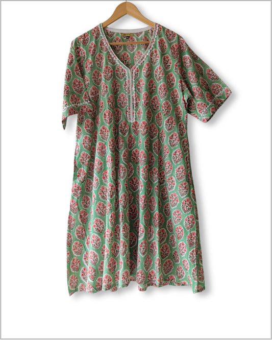 Cotton A Line Kurta