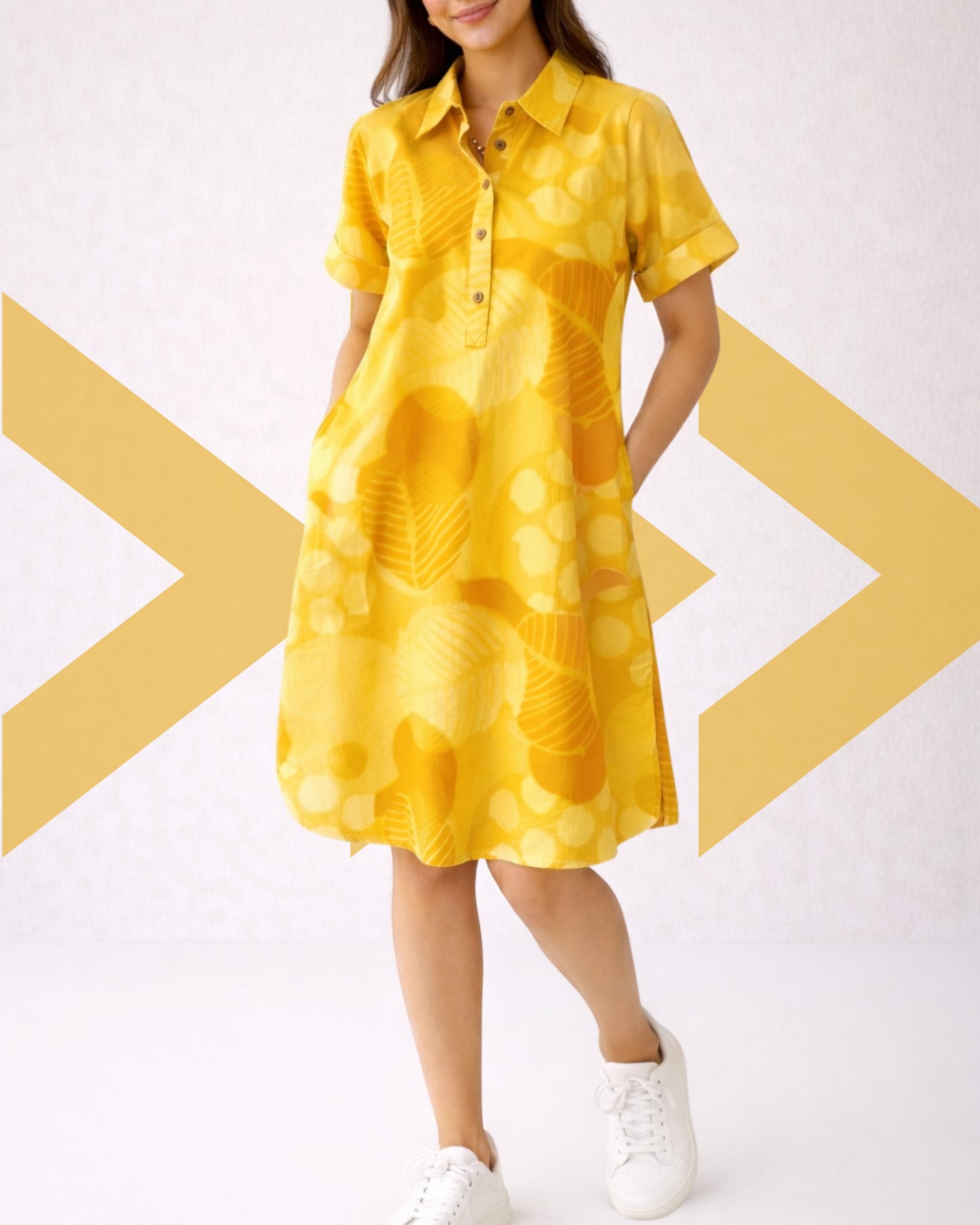 Collared Shirt Dress