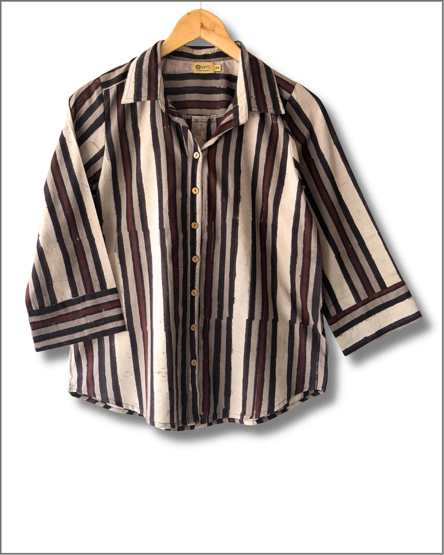Relaxed fit cotton shirt