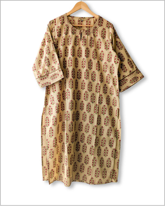 Cotton straight Kurta