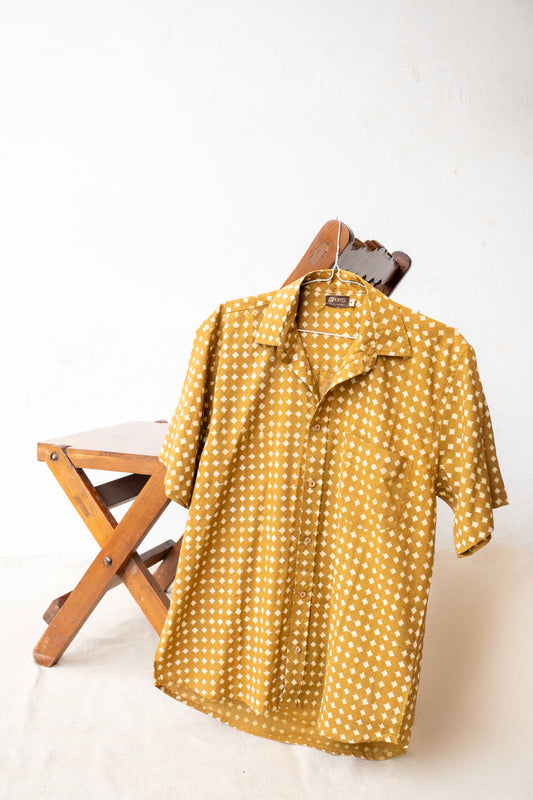 Block Printed Cotton Men Shirts