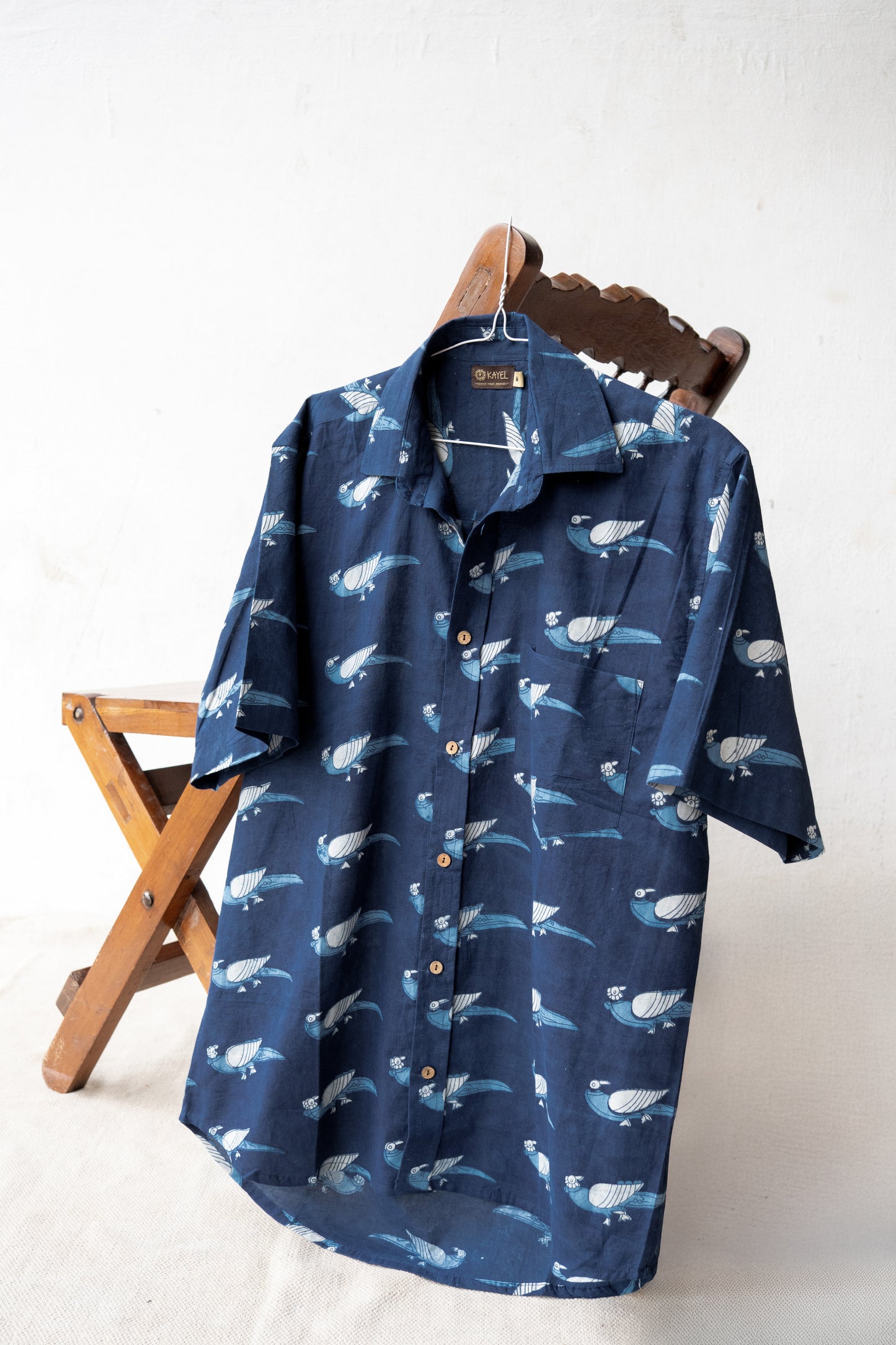 Block Printed Cotton Men Shirts