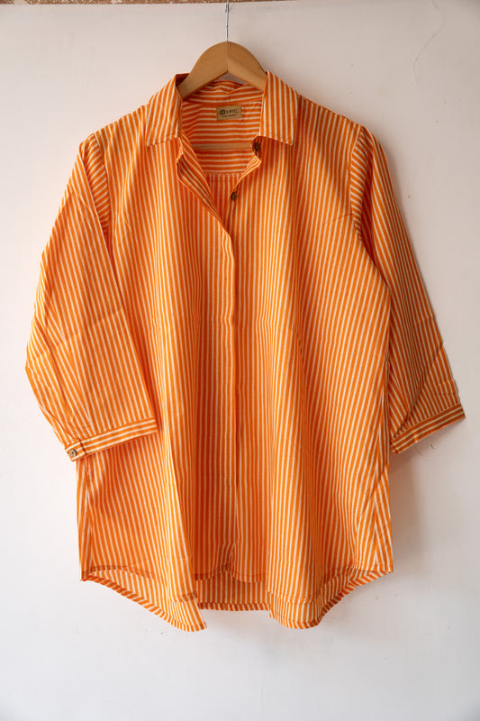 Relaxed oversized cotton shirt.

Comfort fit designed to fit XS–XL 🤍
