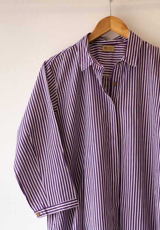 Relaxed oversized cotton shirt.

Comfort fit designed to fit XS–XL 🤍