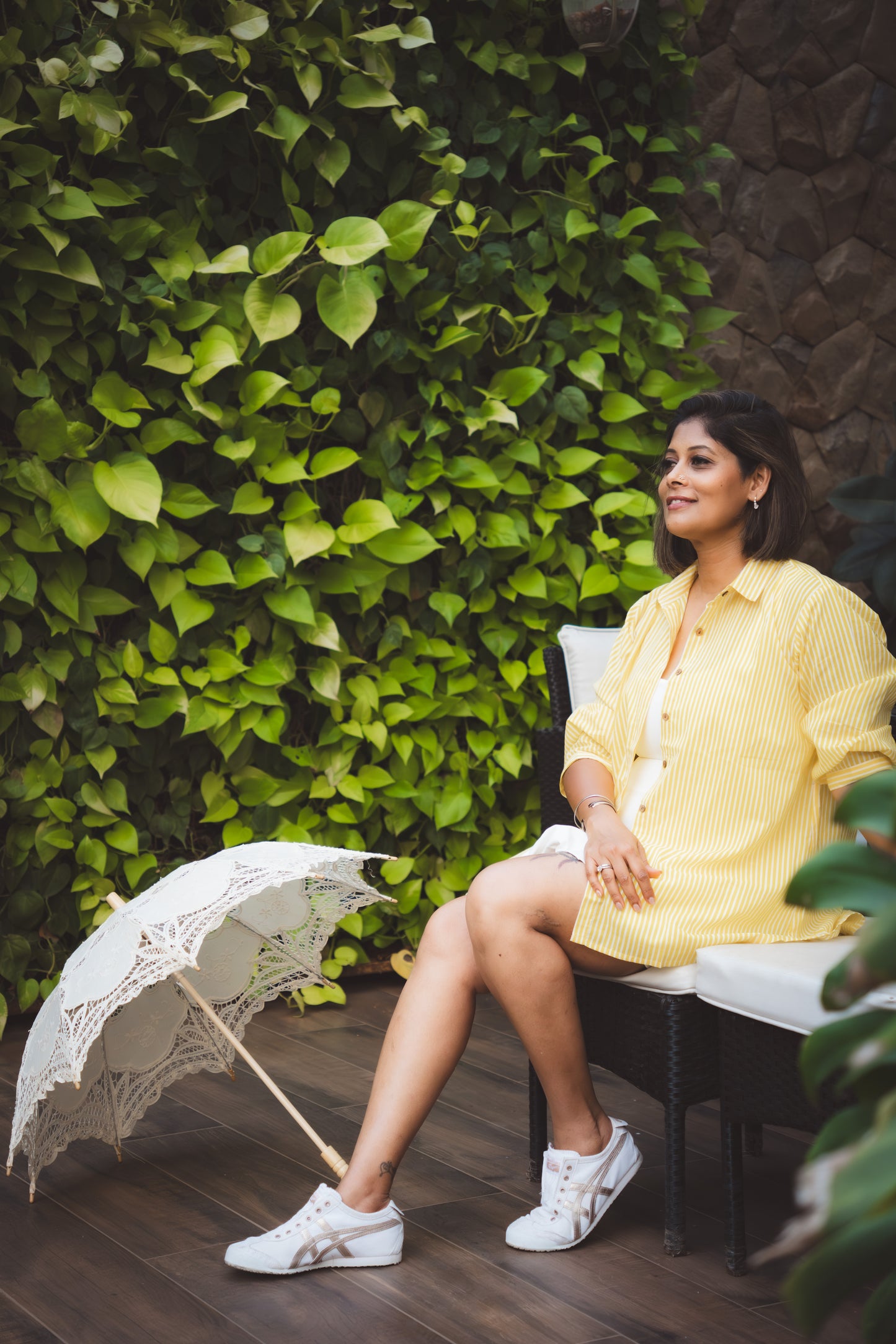 Relaxed oversized cotton shirt.

Comfort fit designed to fit XS–XL 🤍