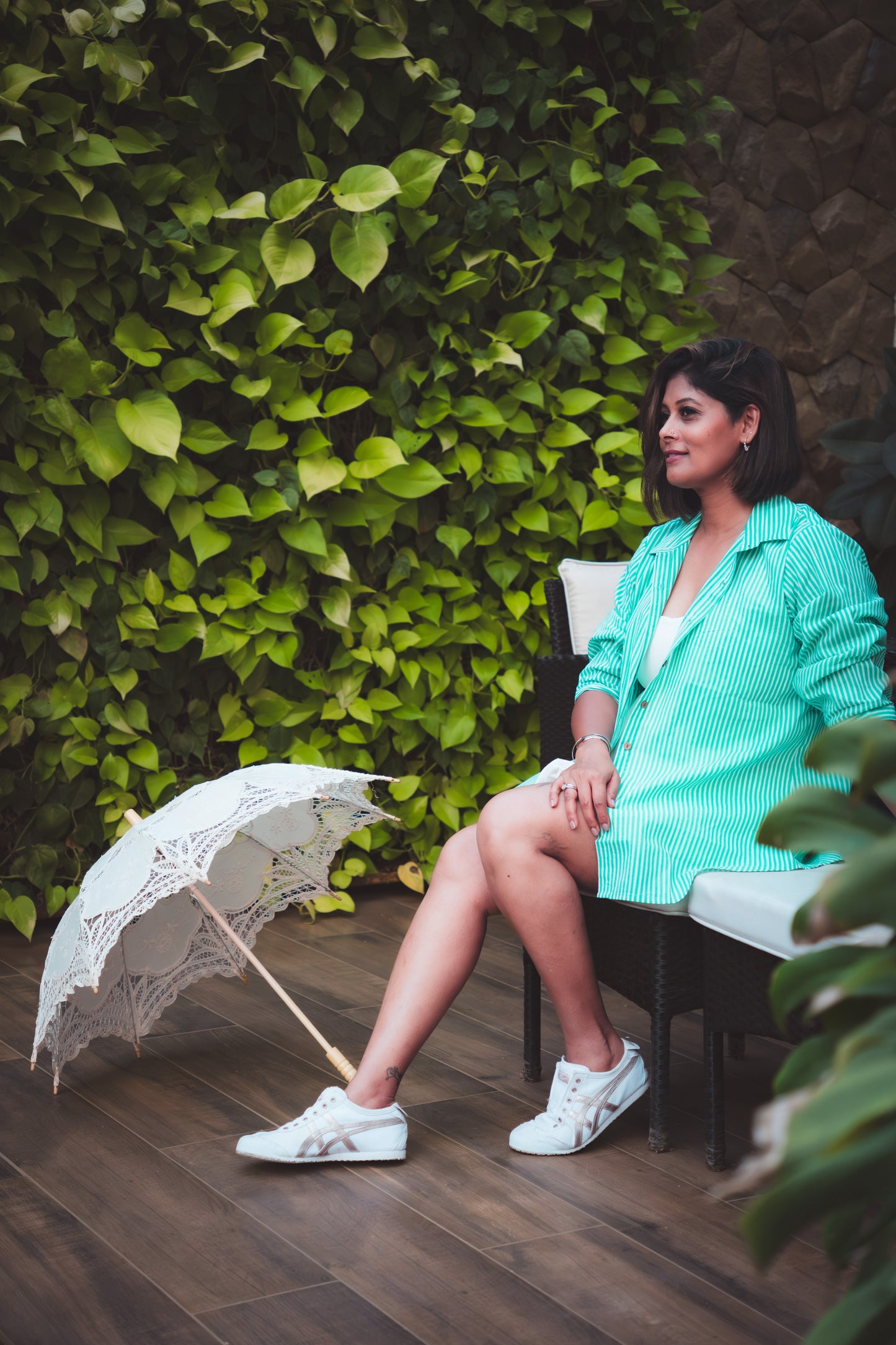 Relaxed oversized cotton shirt.

Comfort fit designed to fit XS–XL 🤍