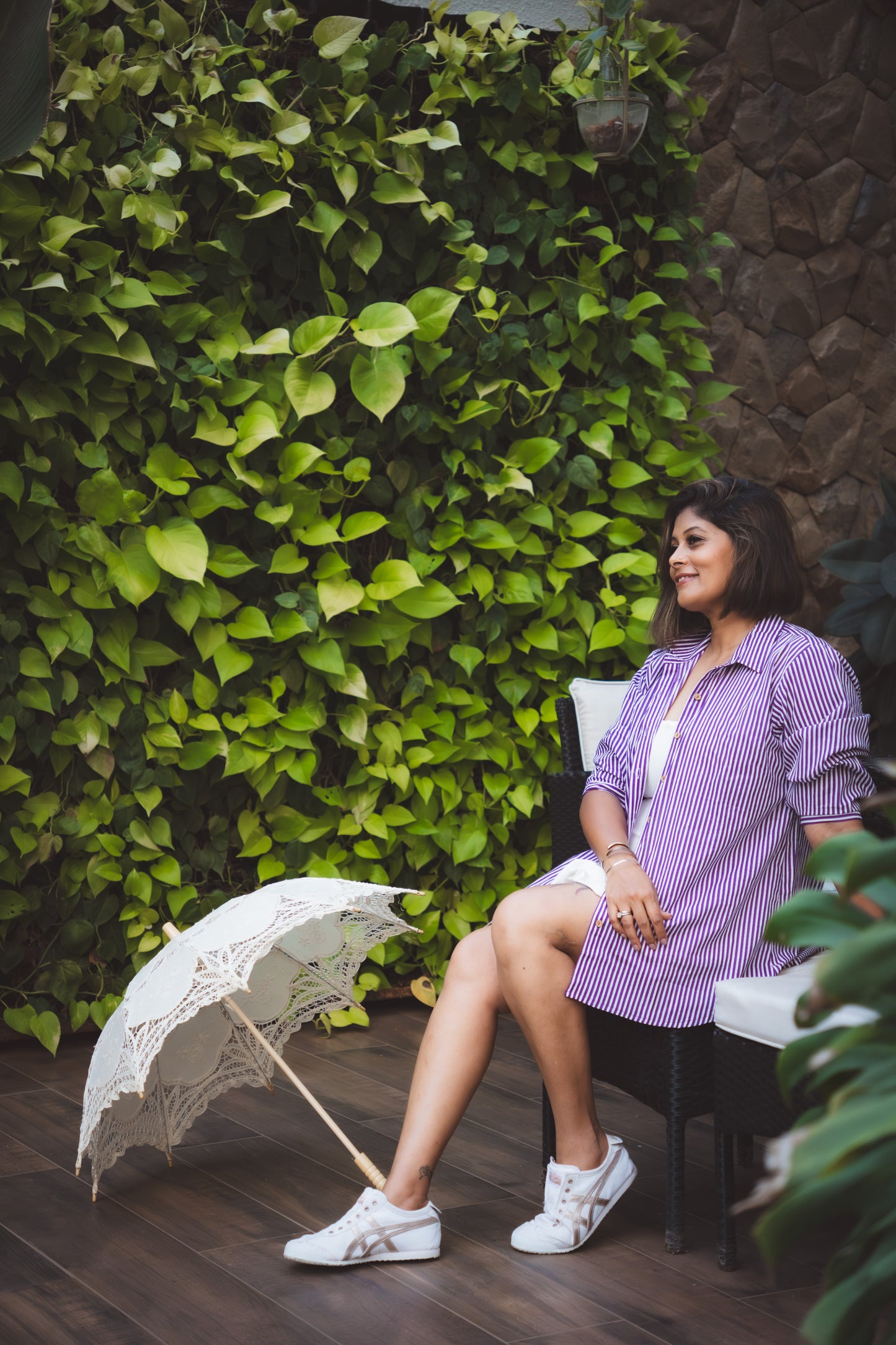 Relaxed oversized cotton shirt.

Comfort fit designed to fit XS–XL 🤍