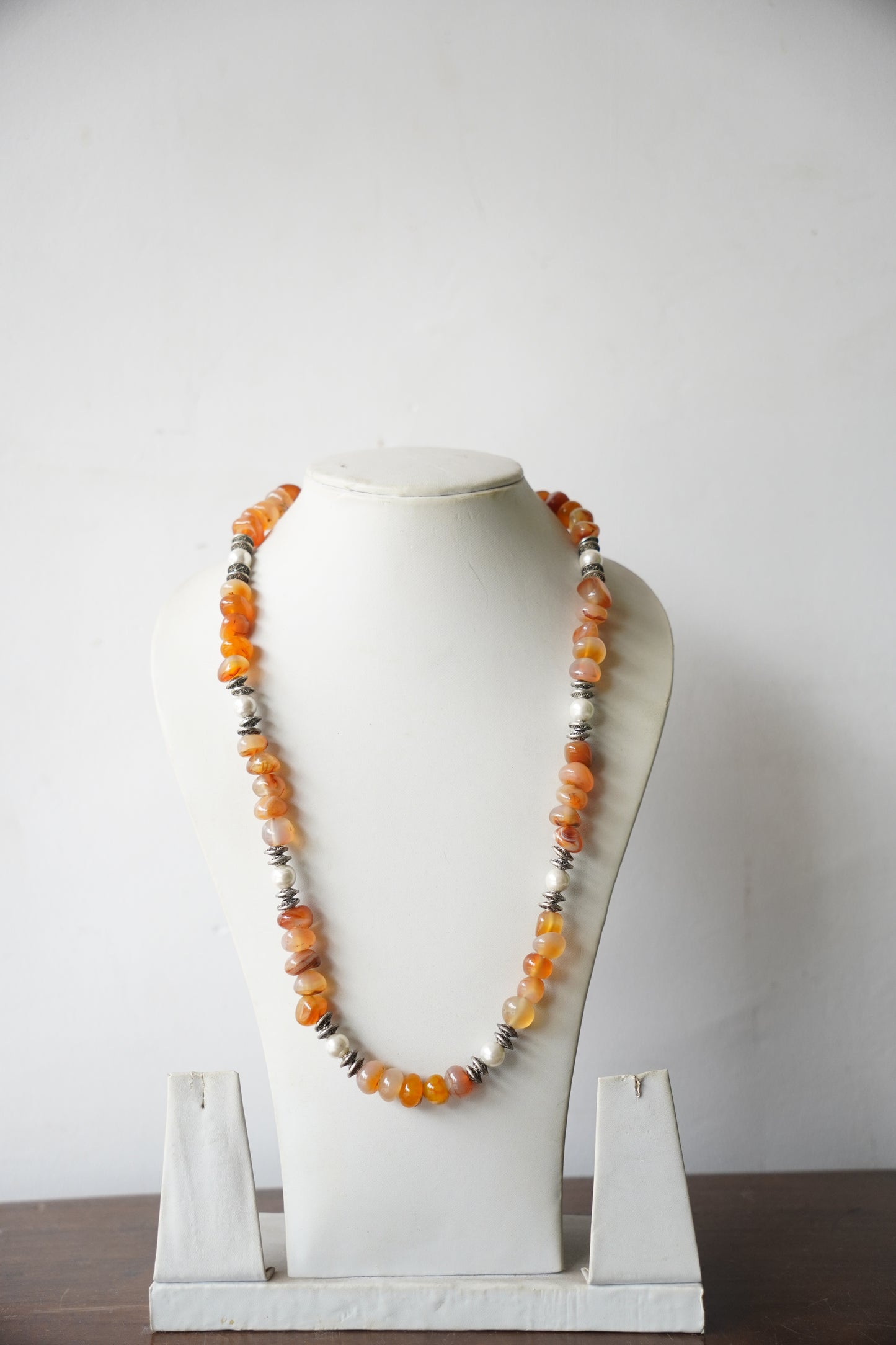 Agate Beaded Necklace