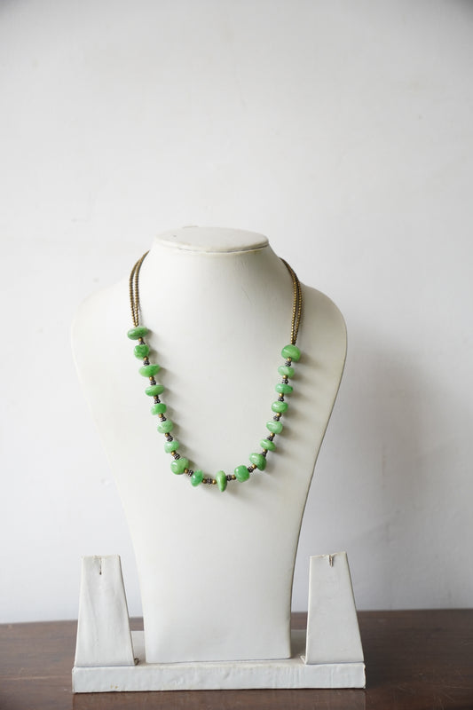 Agate Beaded Necklace