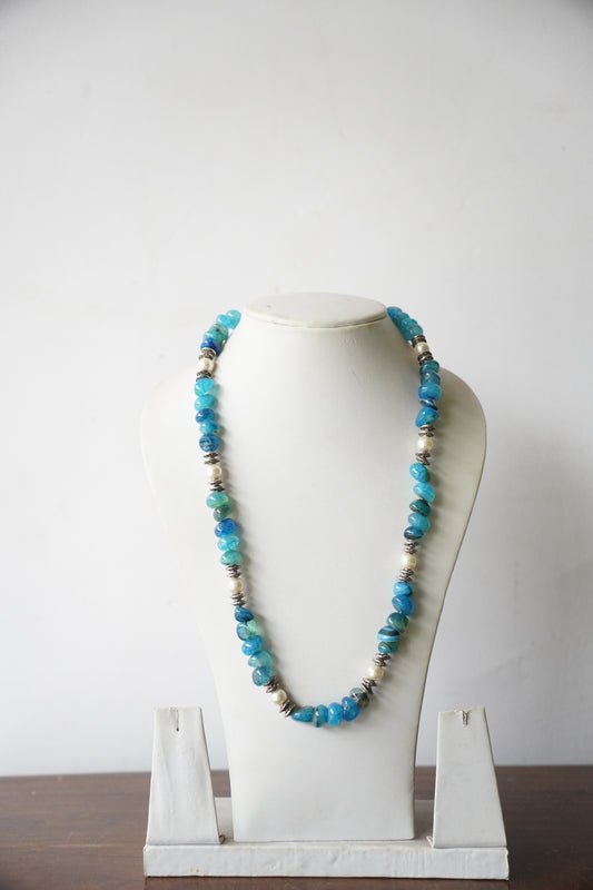 Agate Beaded Necklace
