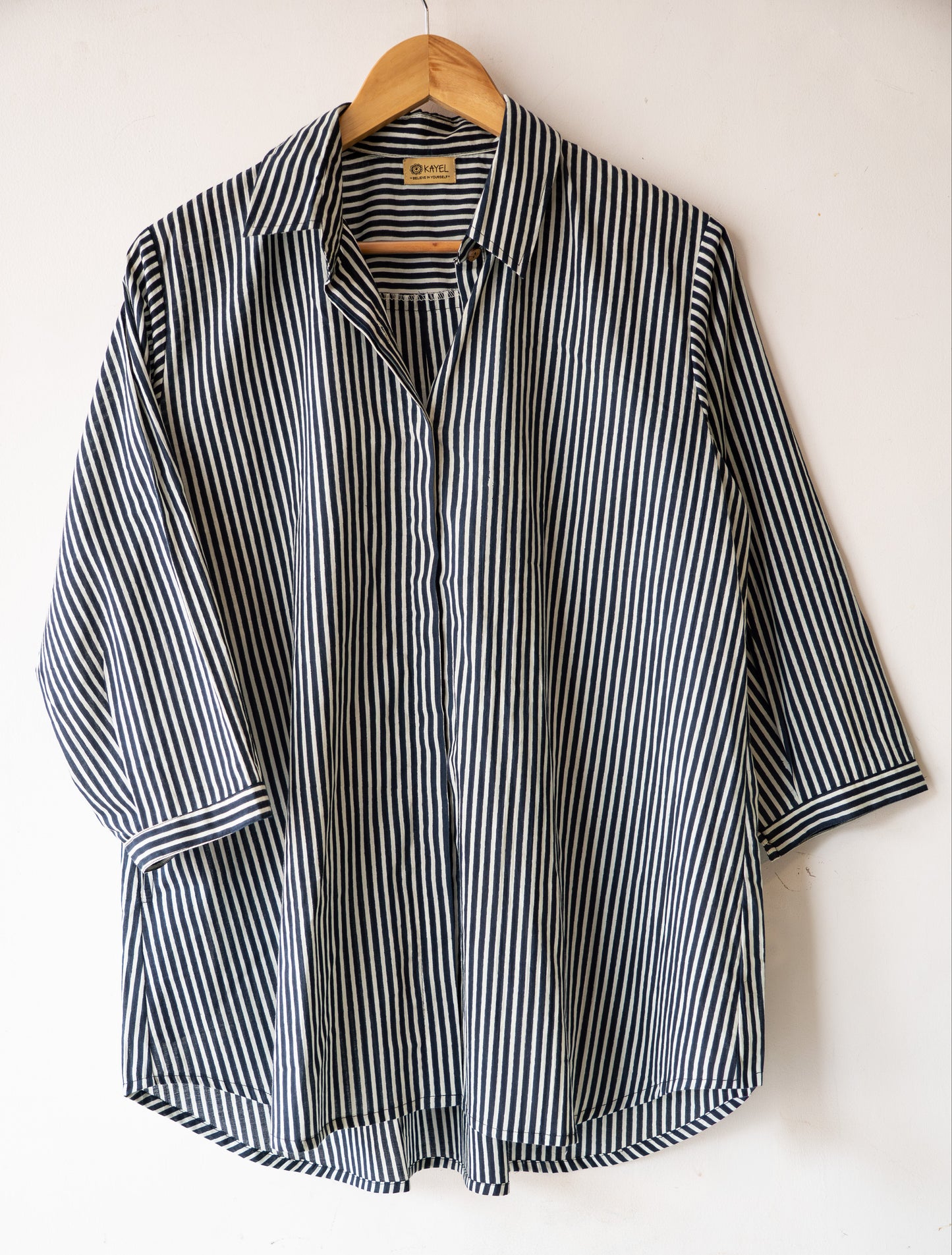 Relaxed oversized cotton shirt.

Comfort fit designed to fit XS–XL 🤍