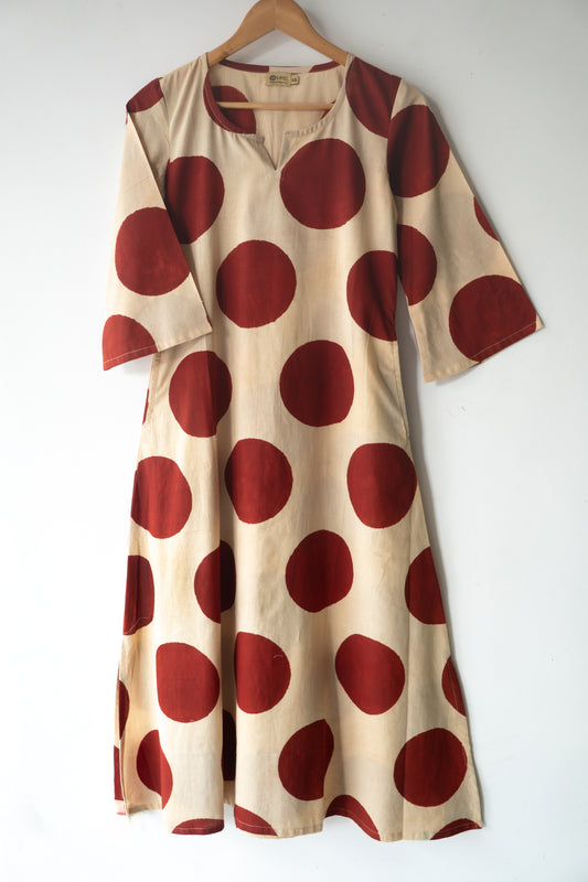 Everyday Cotton A-Line Dress | Slits & Pockets