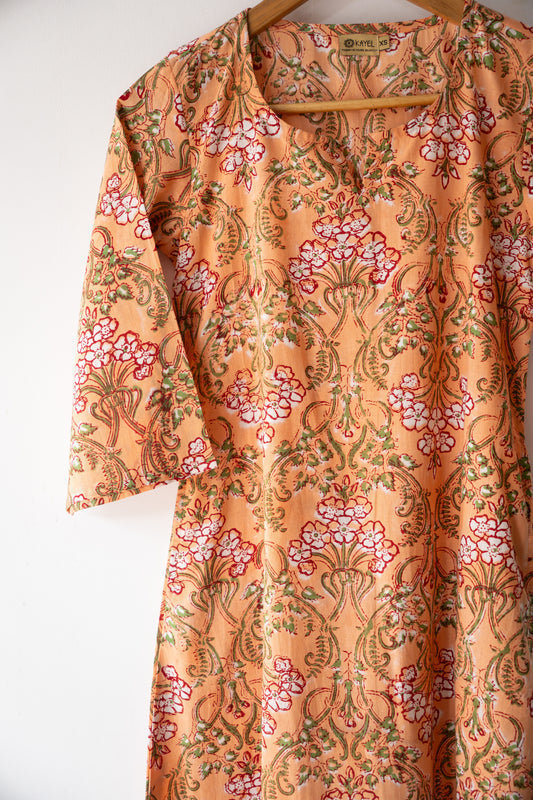 Everyday Cotton A-Line Dress | Slits & Pockets