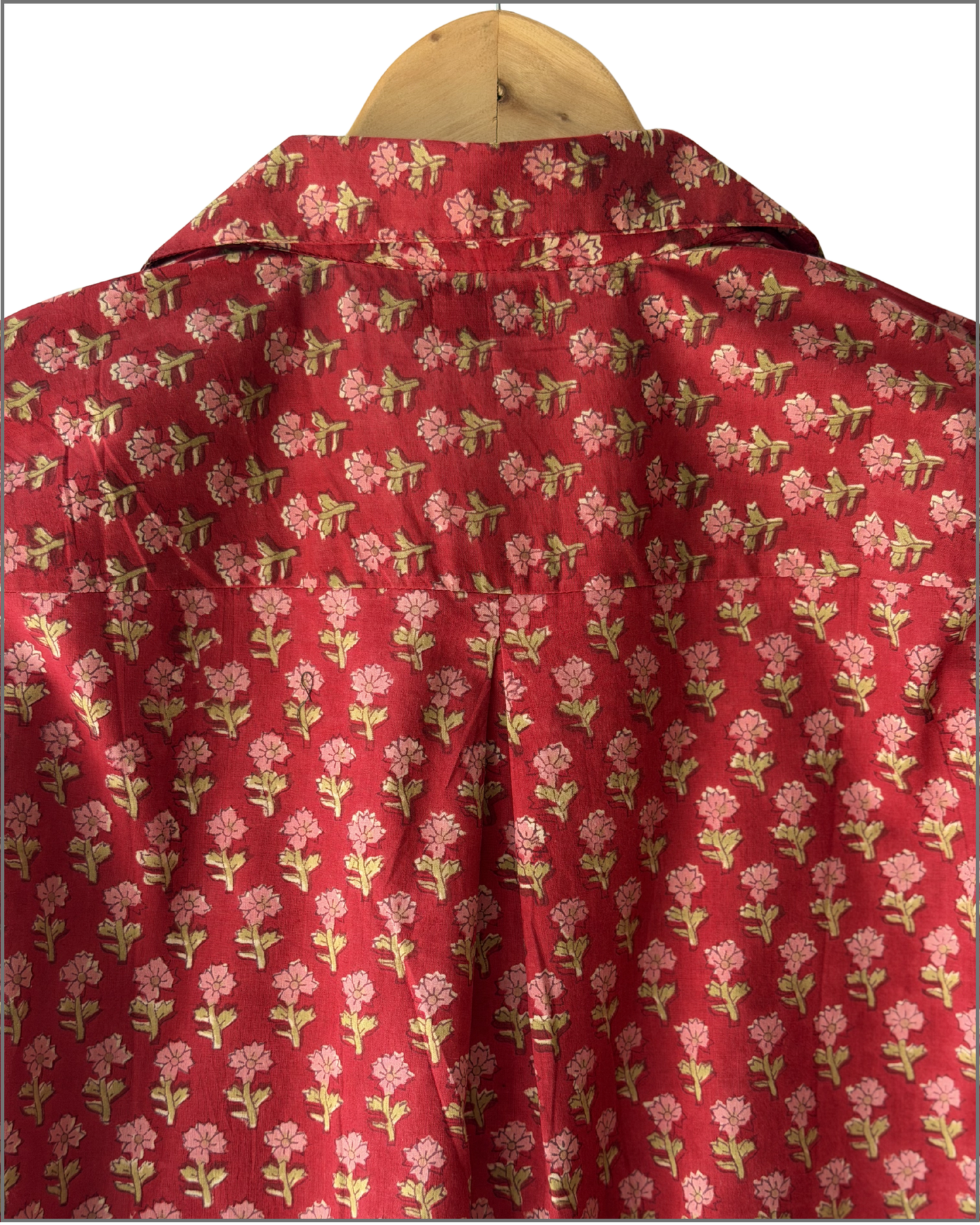 Relaxed fit cotton shirt