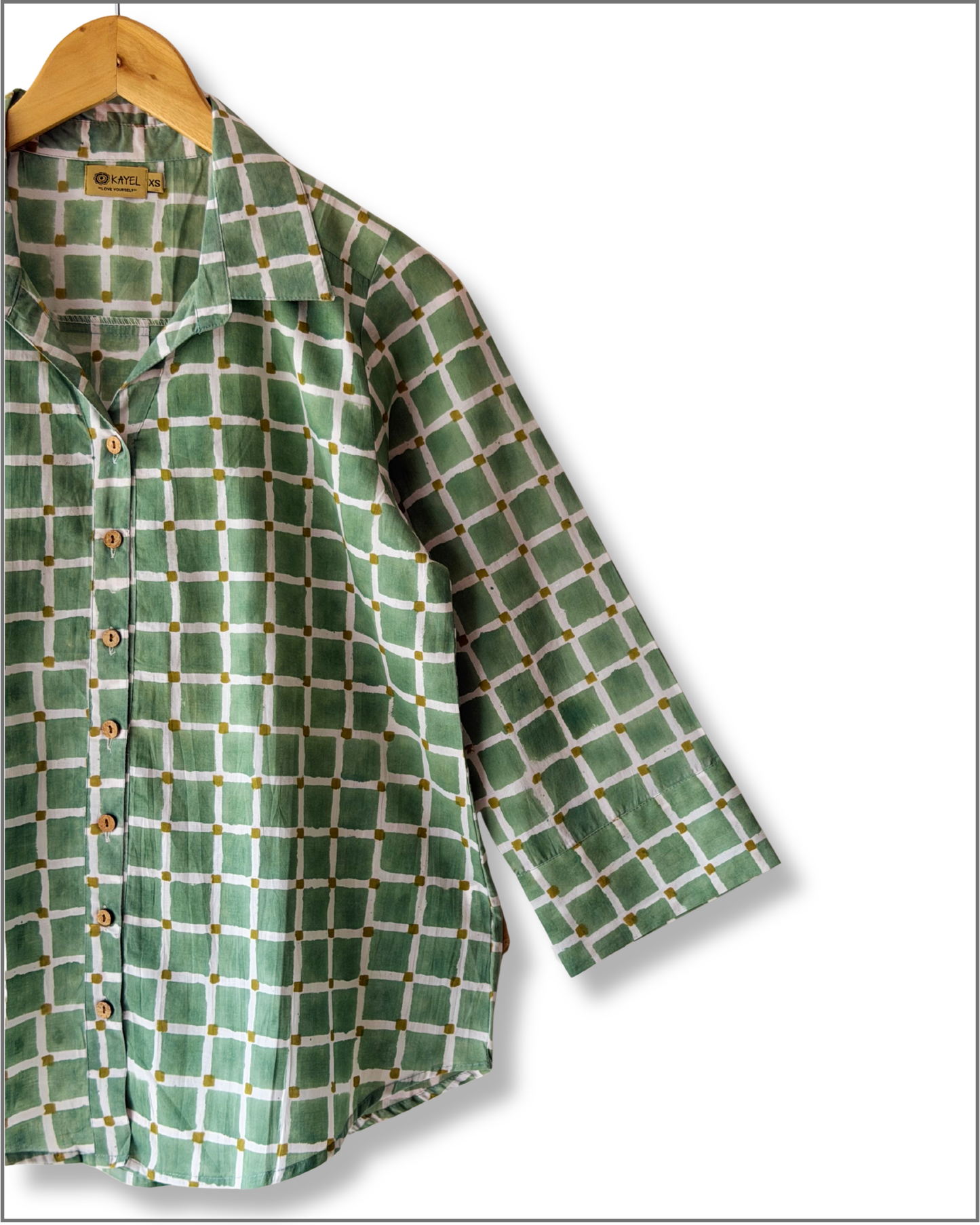 Relaxed fit cotton shirt