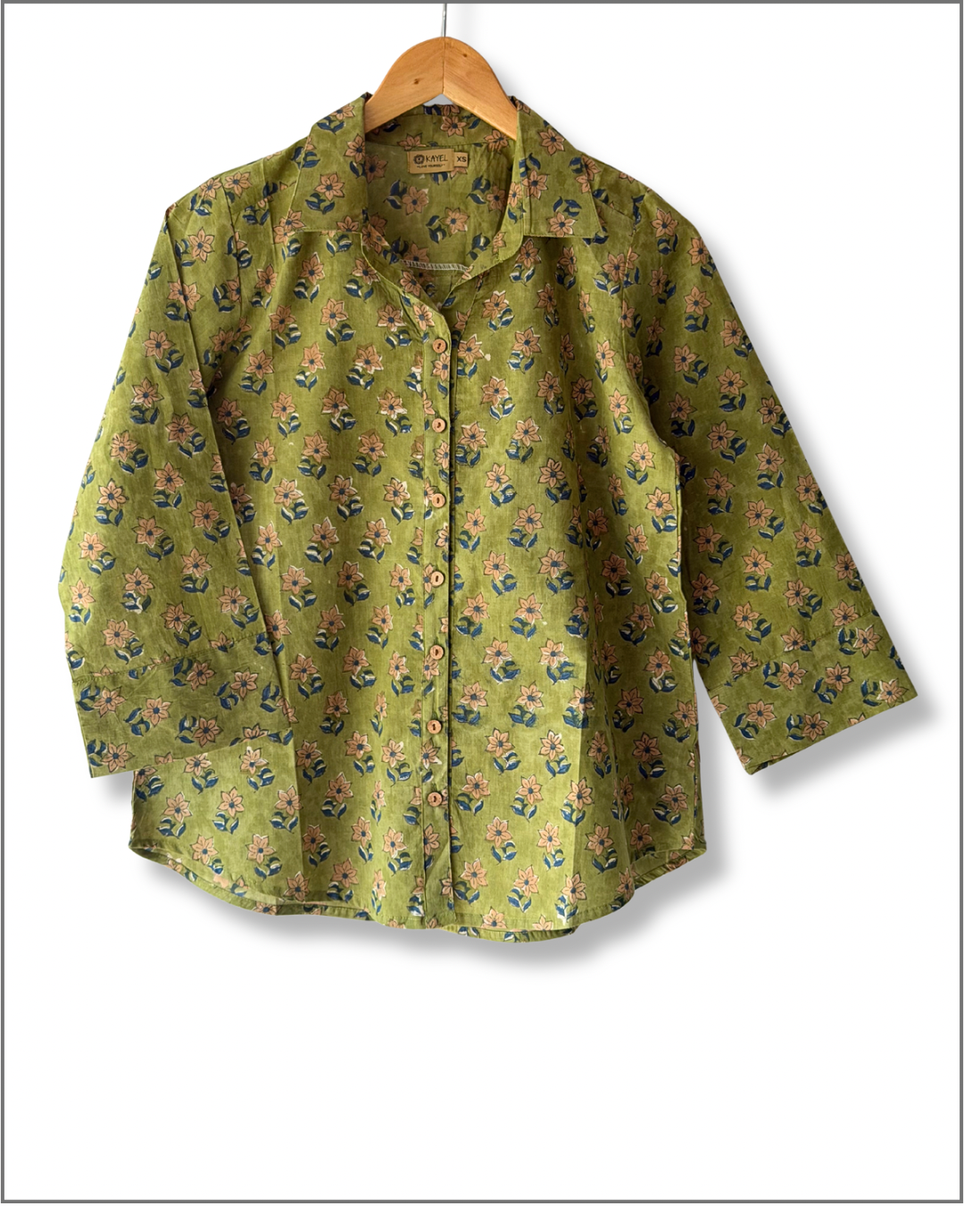Relaxed fit cotton shirt