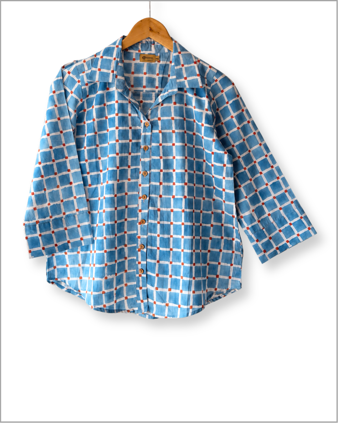 Relaxed fit cotton shirt
