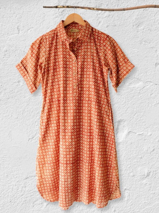 Collared Shirt Dress