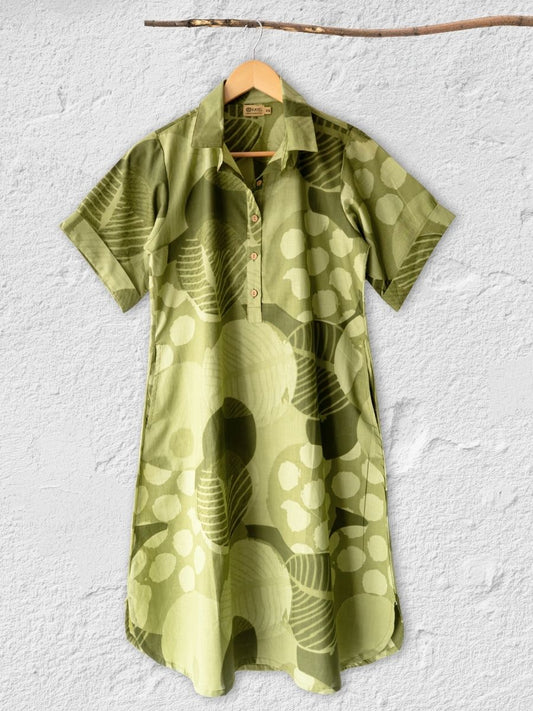 Collared Shirt Dress