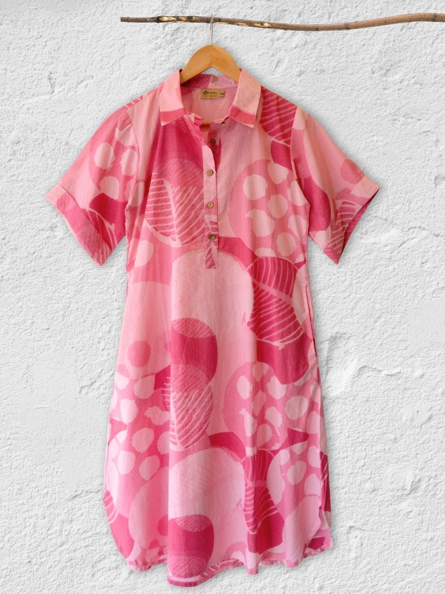 Collared Shirt Dress