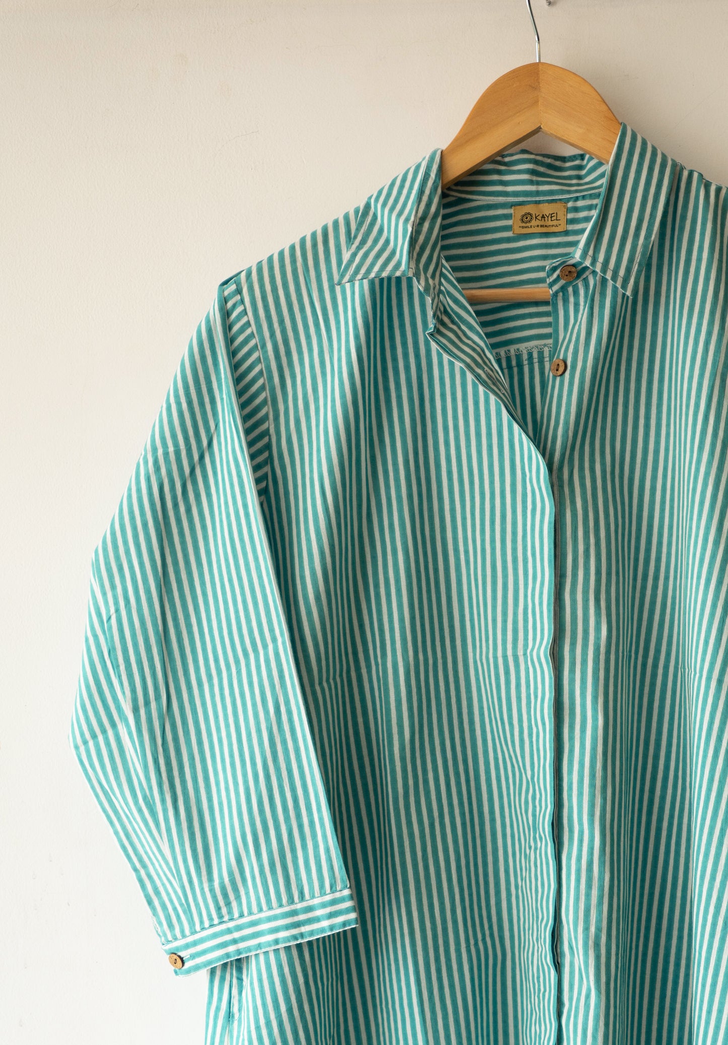 Relaxed oversized cotton shirt.

Comfort fit designed to fit XS–XL 🤍