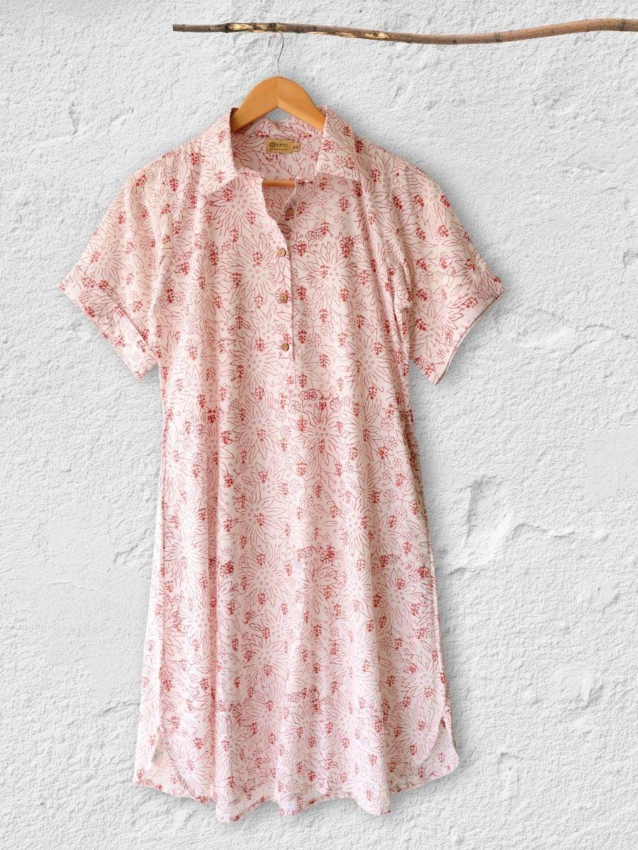 Collared Shirt Dress