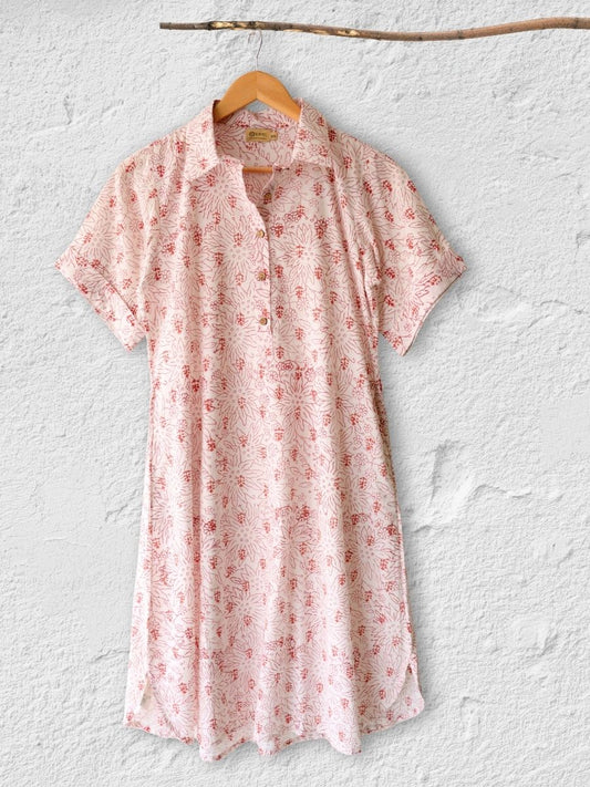 Collared Shirt Dress