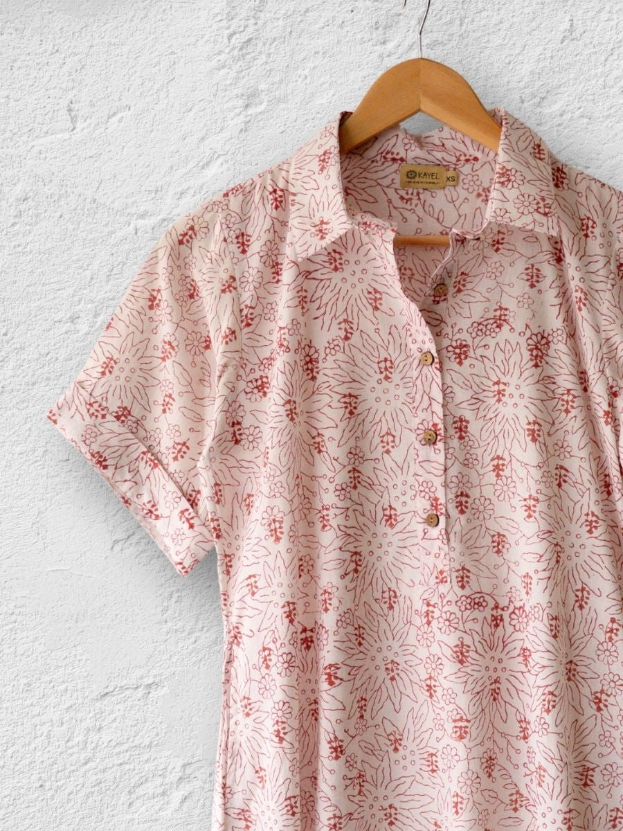 Collared Shirt Dress