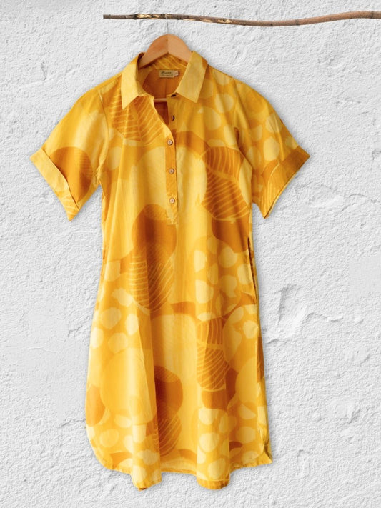 Collared Shirt Dress